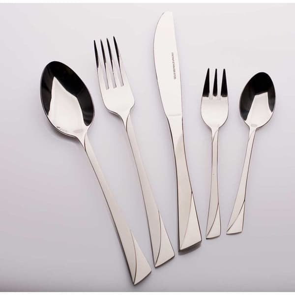 Bestickeset - Kinghoff - KH-3590-65 - 30 delar - Rostfritt stål - Satinfinish