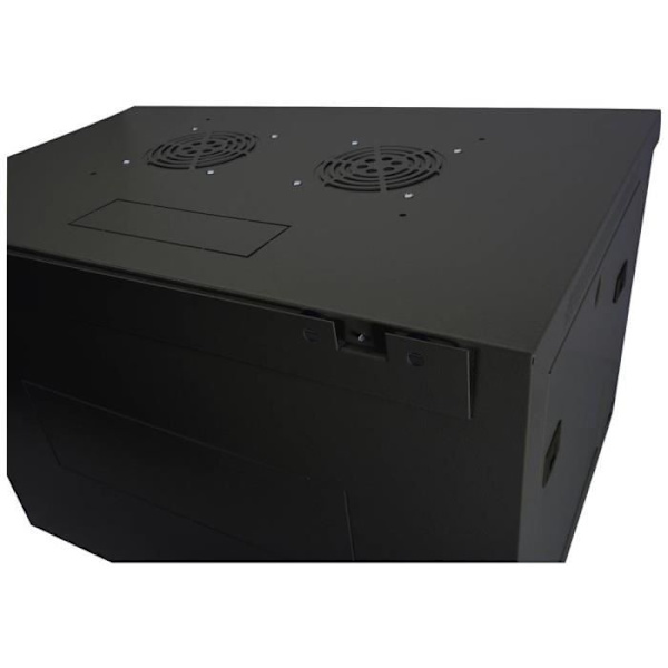 Digitus DN-19 12-U-EC-SW Väggbox 19 (B x H x D) 600 x 638 x 450 mm 12 U svart, svart (matt), svart (RAL 9005)