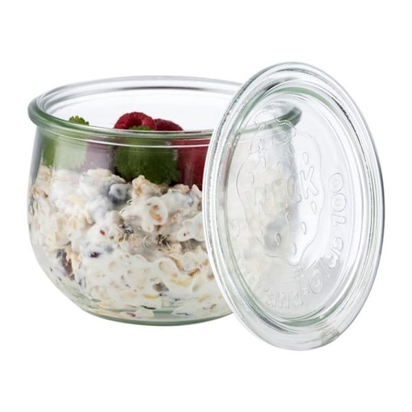 Glasburkar - APS - Tulpan - 580 ml - Set om 6 - Diskmaskin och frys-kompatibla Transparent