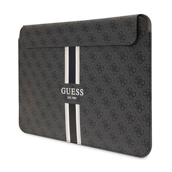 Cg mobil - GUCS14P4RPSK - Guess Sleeve 14" svart 4G randigt tryck