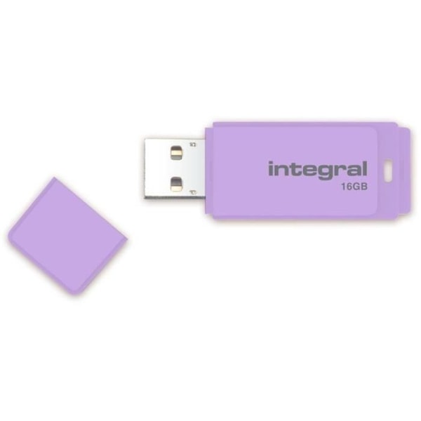 INTEGRAL Pastell USB-nyckel - 16 GB - USB 2.0 - Lavendel