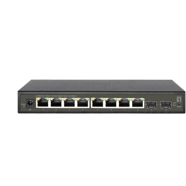 LEVELONE GES-2110 L2 GIGABIT ETHERNET MANAGED NÄTVERKSSWITCH (10-100