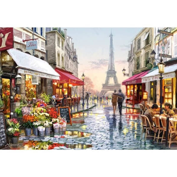 1500 bitars pussel - CASTORLAND - Florist i Paris - Arkitektur och monument - Vuxen - Blandat