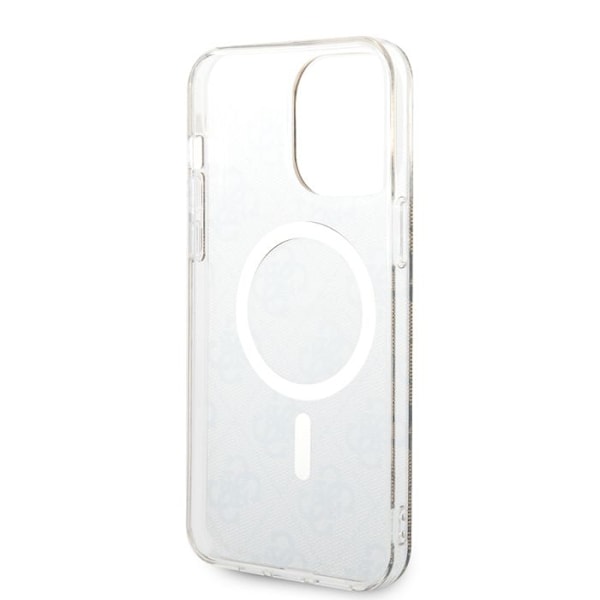 iPhone 15 Pro-fodral - Guess IML 4G MagSafe (GUHMP15LH4STW) - Brun
