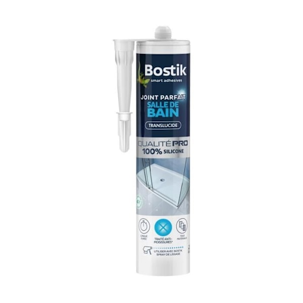 BOSTIK Bathroom Perfect Sealant Vattentätande tätningsmedel Långvarig anti-mögelbehandlad - 280 ml patron