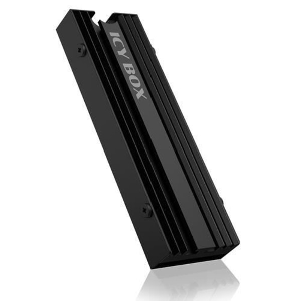 Dissipator termisk - ICY BOX - IB-M2HS-PS5 - Kompatibel med M.2 SSD - Aluminium - Svart