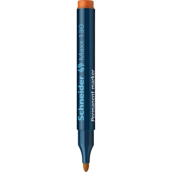 Permanent marker - SCHNEIDER - Maxx 130 - Fin spets 1-3 mm - Färg orange - Vattentålig Orange