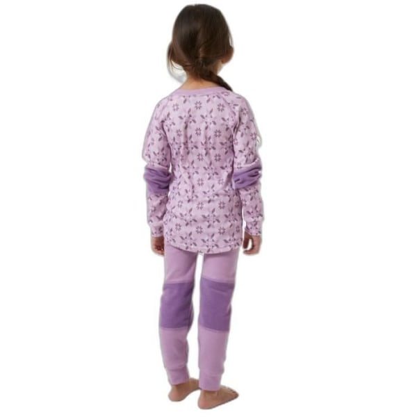 Helly Hansen Graphic Lifa Kids Merino Wool Base Layer + Leggings Set - blåregn lila blåregn lila 6 år