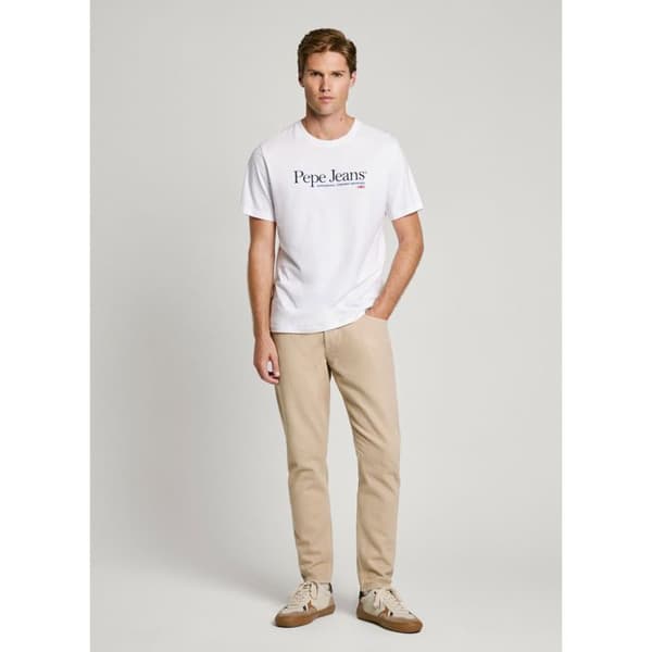 T-shirt Pepe Jeans Albert vit jag