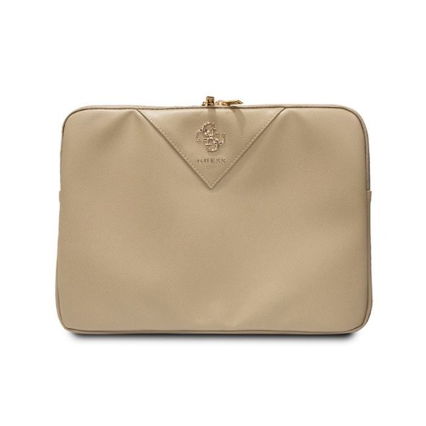 Guess Triangle 4G Sleeve - Fodral för bärbar dator 13" / 14" (guld)