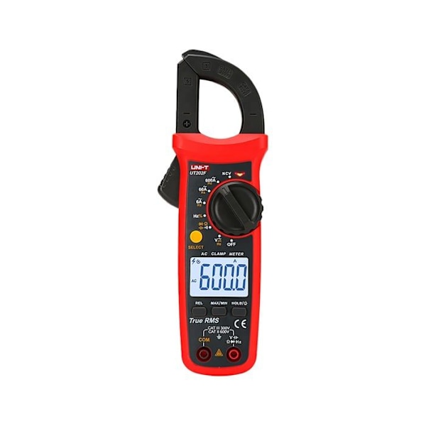 Elektricitet (multimeter - jordataktdetektor - kontaktprov) Uni-t - MIE0427 - Multimeter clip UT202F