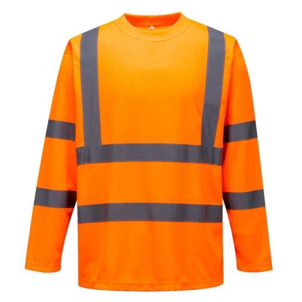 Högsynlighets t-shirt - Portwest - S178 - Långärmad - 100% polyester - Fluorescerande gul Gul XL