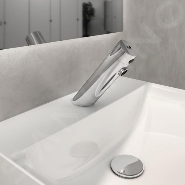 Ideal Standard SensorFlow Sensor tvättställsblandare utan blandare, batteridriven, krom A7556AA