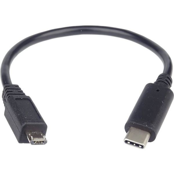 Kabel - Premiumcord integrationsband - kur31-02 - Premium sladdadapter USB 3.1 hane C/hane USB 2.0 Micro B/hane 0.2 m