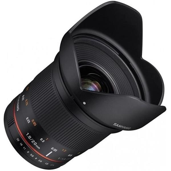 Samyang 20mm f/1.8 ED AS UMC Fuji X Black
