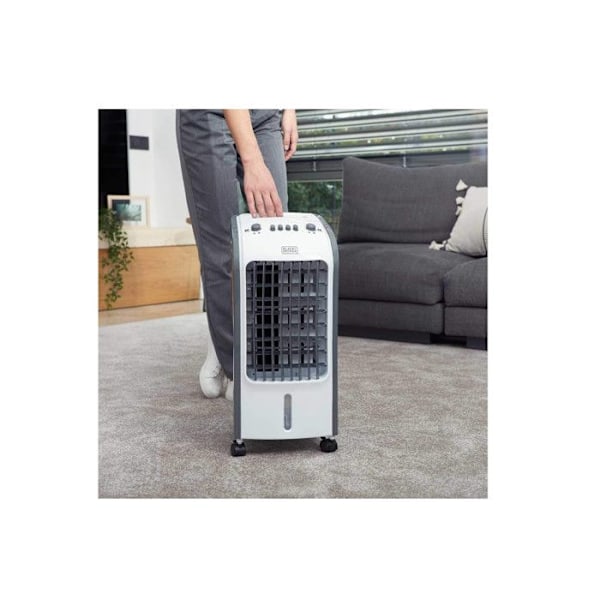Luftkylare - Black Et Decker BXAC50E - Vit - 75W - 61dB - 5.0L - 400m³/h - 3 hastigheter Vit