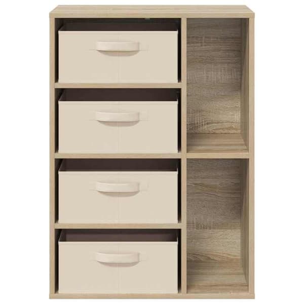 vidaXL Buffé med låda Ek Sonoma 60 x 33,5 x 84 cm 8000470