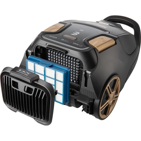 Säckdammsugare - SENCOR - SVC 9300BK - 600 W - 59 dB - Svart Svart