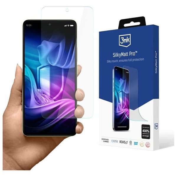 Mattskydd för Redmi Note 14 3MK Silky Matt Pro
