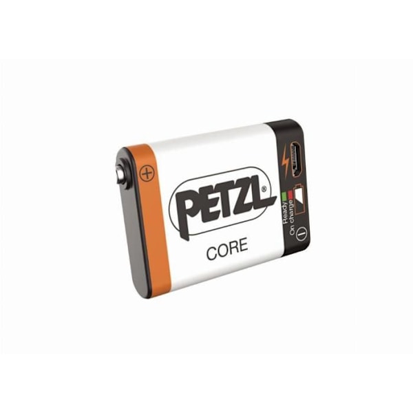 Laddningsbart batteri - PETZL - Accu Core - Litium-Ion - USB - Utomhus Vit och svart