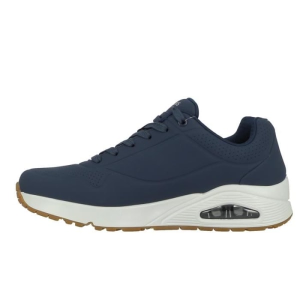 Sneakers Herr - Skechers - Uno - Stand on Air - Mörkblå - Air-Cooled Memory Foam - Fitness marinblå 42