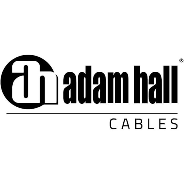 Nätverkskabel Cat.6a S/FTP RJ45 till RJ45 5 m med skyddshölje Adam Hall Cables 4 STAR CAT 6 0500 I