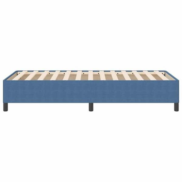 vidaXL Säng med ribbotten Blå 90 x 200 cm Sammetstyg 42006950