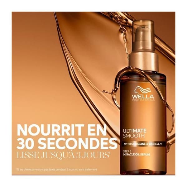 Wella Sérum Huile Miracle Ultimate Smooth Wella 30 ml