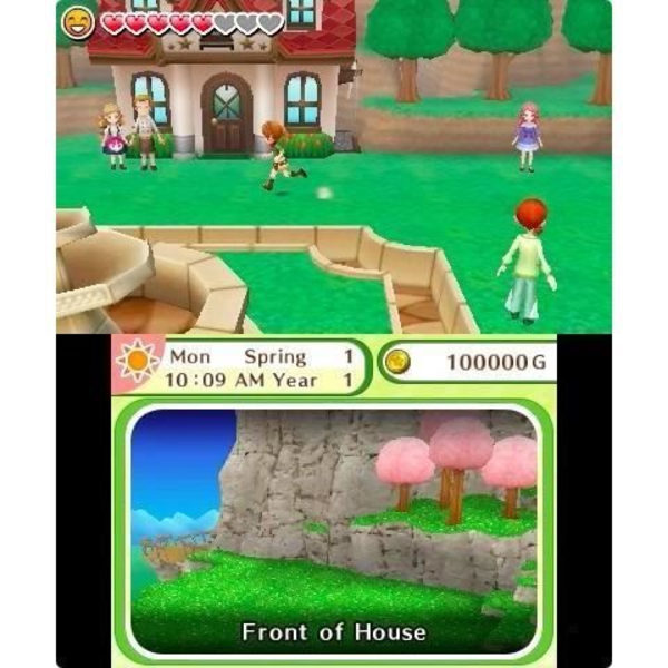 Harvest Moon: Celestial Tree Village 3DS-spel Vit