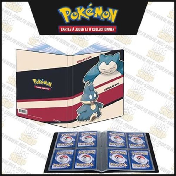 Ultra Pro - Portfolio 4 Pokémon-lådor - Snorlax &amp; Goinfrex
