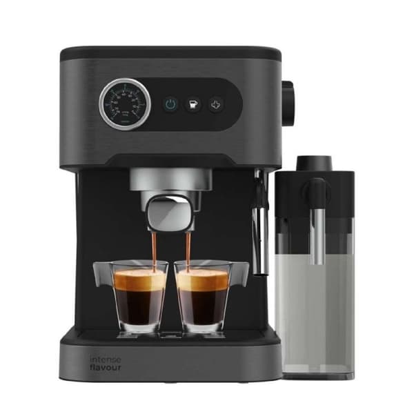 Cecotec Espressomaskin Power Espresso 20 Pro Latte. Espressomaskin 20 Bar med intuitiv display, ångspruta. svart
