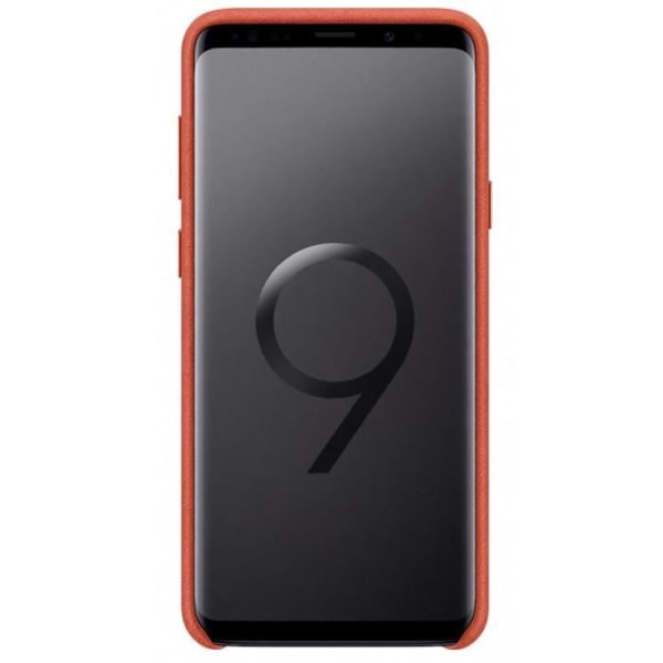 Samsung Shell i Alcantara S9 + röd Röd