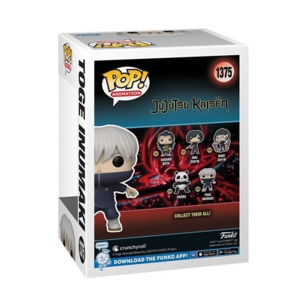 Figur, Funko, Jujutsu, Pop! Vinyl, Grå, Vuxen, Unisex Flerfärgad