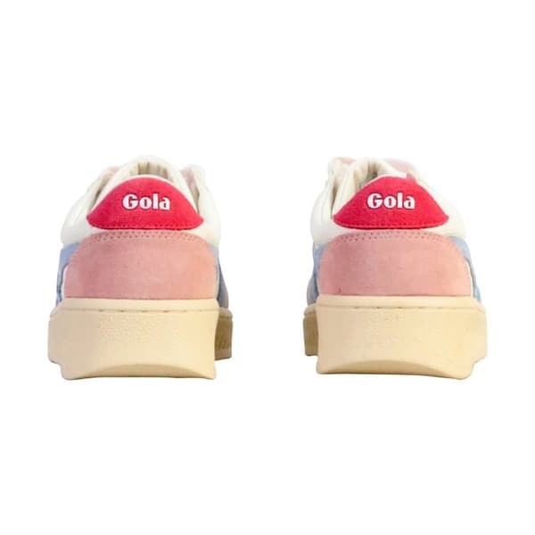 Basket Cuir Gola Grandslam Trident - Vit/Blå/Rosa Vit/Blå/Rosa 37
