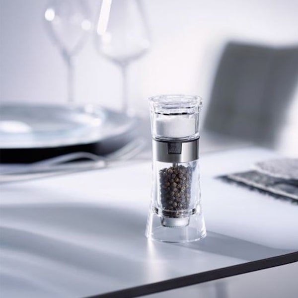Pepparkvarn - Peugeot - OSLO - 14cm - Akryl - Rostfritt stål - Elegant Transparent