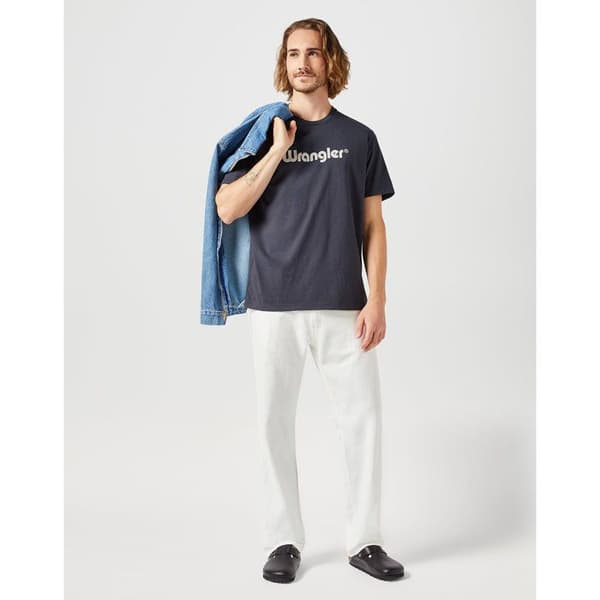 Wrangler logotyp utslagsplats svart M