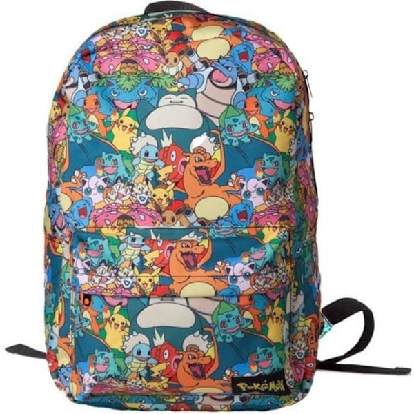 Laptop Ryggsäck - Pokémon - All Over Print - Blå - Vuxen - Syntet - Rygg ANDRA