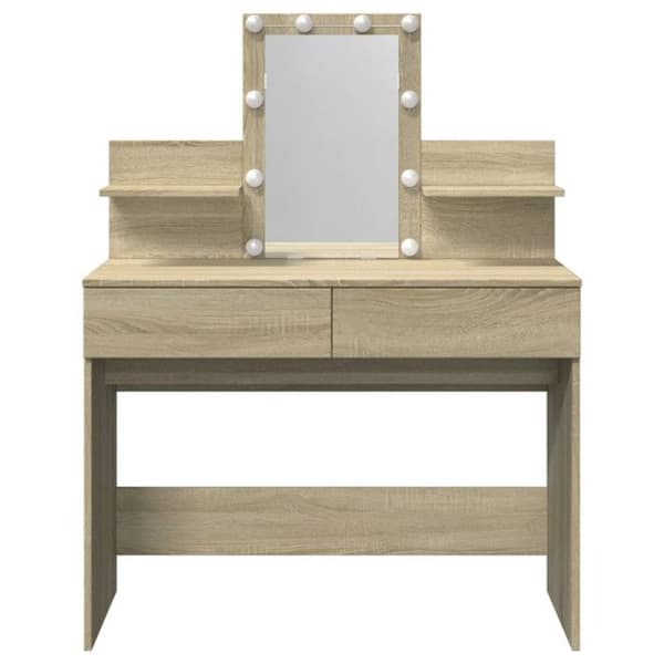 Coiffeuse med LED eksonoma 100x40x130 cm