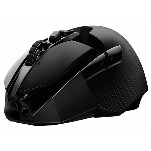 Logitech G903 HERO Mouse - Svart - 11 programmerbara tangenter - HERO sensor - LIGHTSYNC - Justerbar vikt Svart