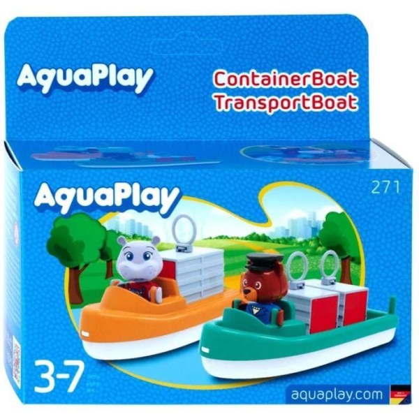 AquaPlay Container- & Transportboot Flerfärgad