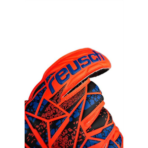 Målvaktshandskar - Reusch - Attrakt Solid - Orange - Maximalt grepp - Hållbar hyper orng/elec blå jag
