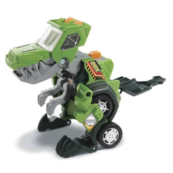 VTECH - Switch & Go Dinos - Drex, Super T-Rex (Jeep) - Interaktiv T-Rex för att förvandlas till en terrängjeep Flerfärgad