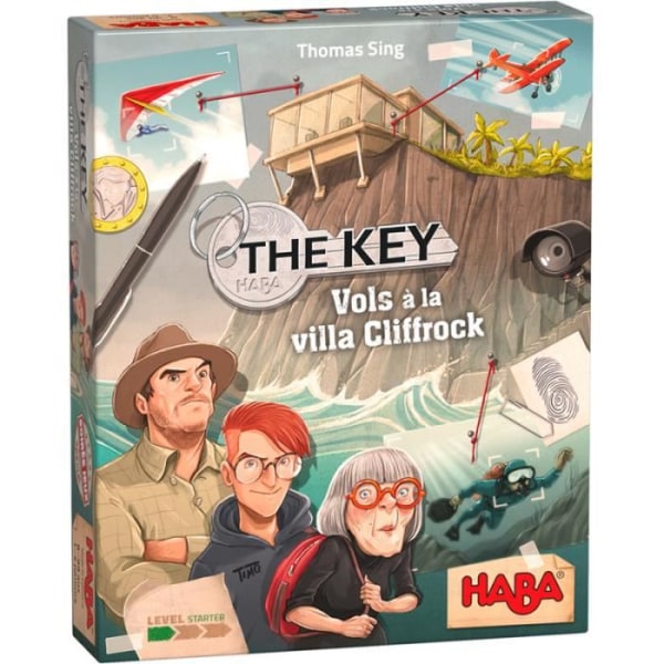 Brädspel - HABA - The Key - Flights to the Cliffrock villa - Child - Reflektion och strategispel