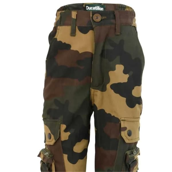 BDU-byxor barn camo - Grön - Vandring - Berg Camo detta 8 år