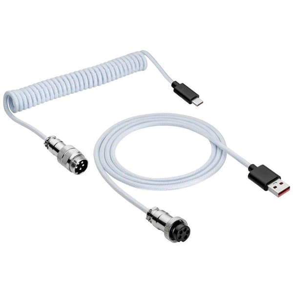 Akyga USB-kabel USB 2.0 USB-C® hane, USB-A hane 3.00 m vit AK-USB-48