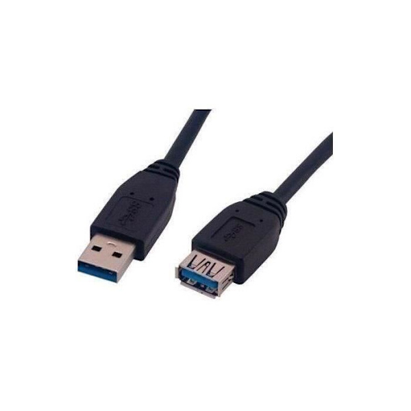 MCL förlängningskabel USB 3.0 typ A hane / hona - 5 m