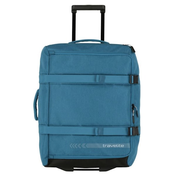 Åkpåse - travelite - Kick Off Wheeled Travelbag L - 65L - 2 hjul - Polyester 100% petroleum, svart