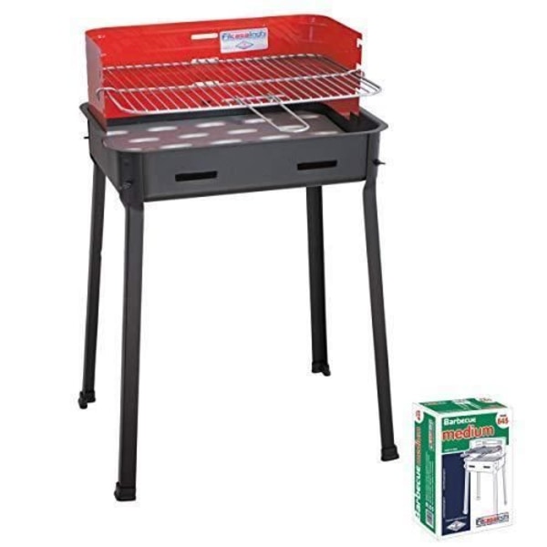 Rektangulär grill '845' - Gas - På vagn
