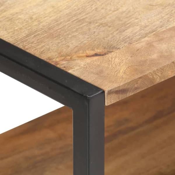 vidaXL Buffé 110x35x65 cm Massivt mangoträ 320918