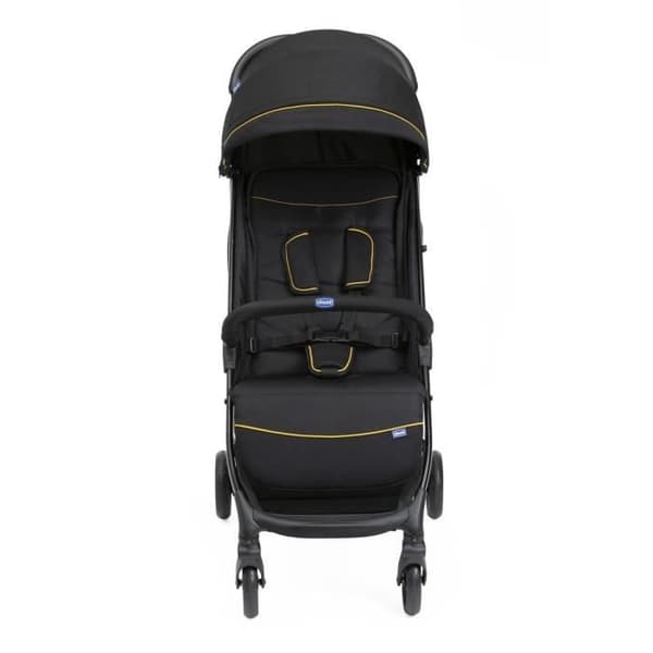 CHICCO Glee Unven Barnvagn - 4 hjul - Svart Svart